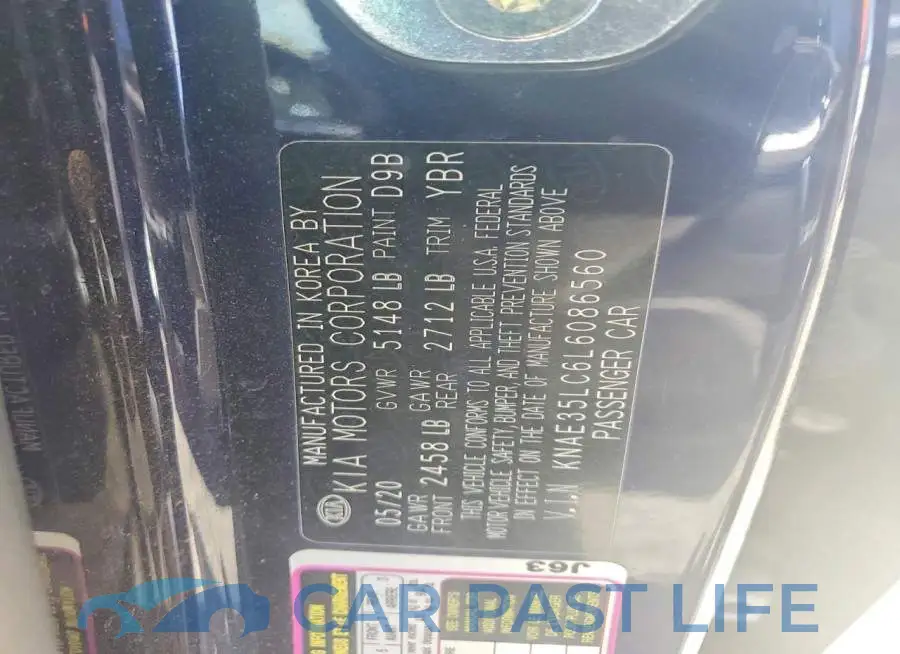 KNAE35LC6L6086560# 13