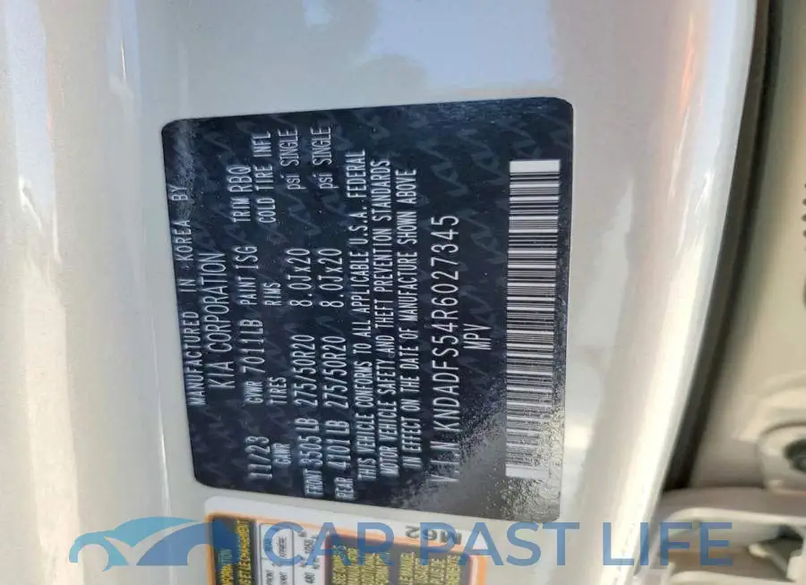 KNDADFS54R6027345# 14