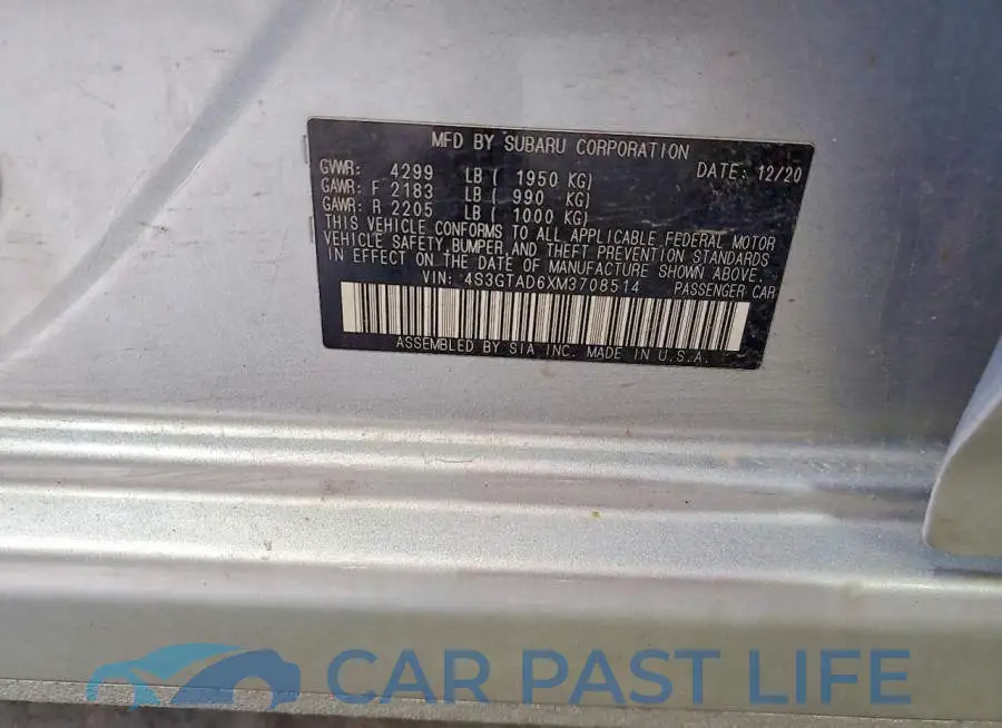 4S3GTAD6XM3708514# 13