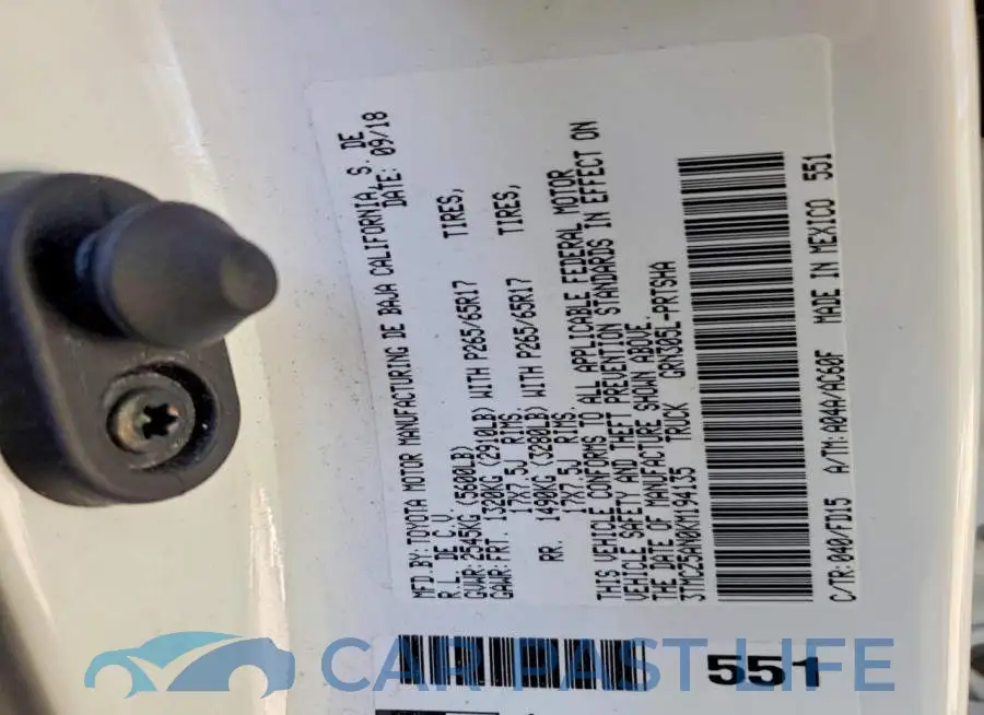 3TMCZ5AN0KM194135# 12