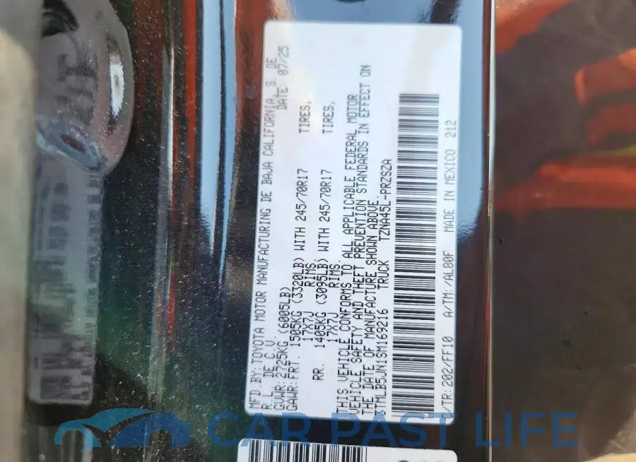 3TMLB5JN1SM169216# 12