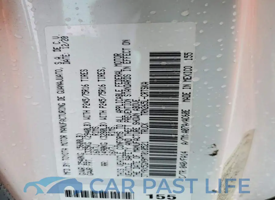 3TYRX5GN9MT010521# 12