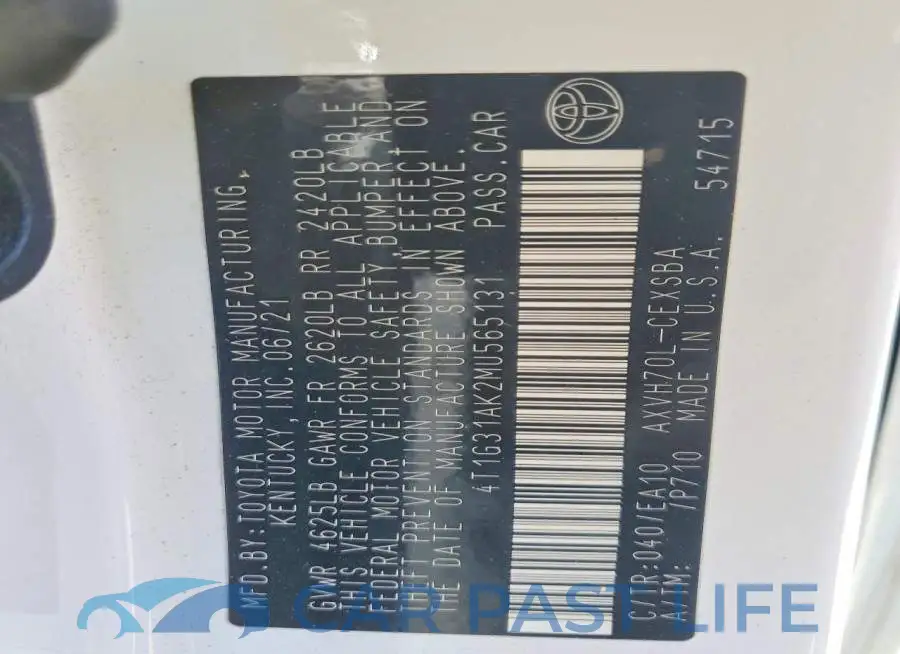 4T1G31AK2MU565131# 13