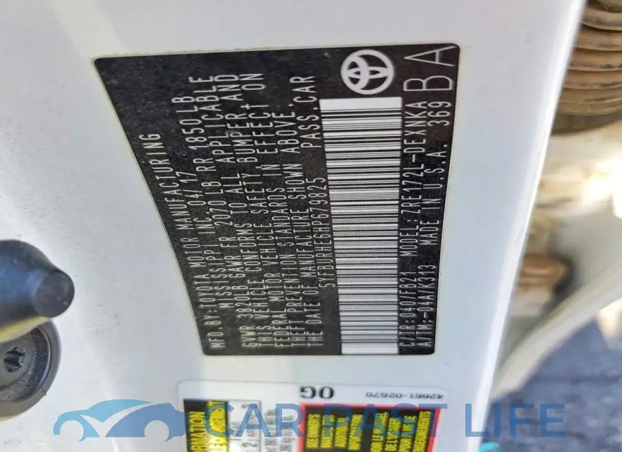 5YFBURHE6HP679825# 12