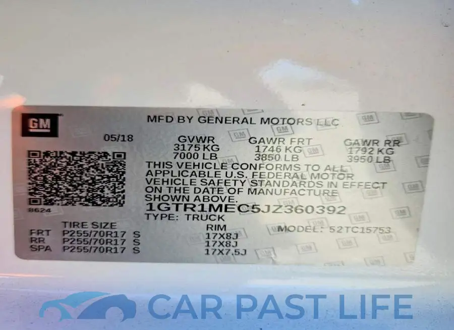 1GTR1MEC5JZ360392# 12