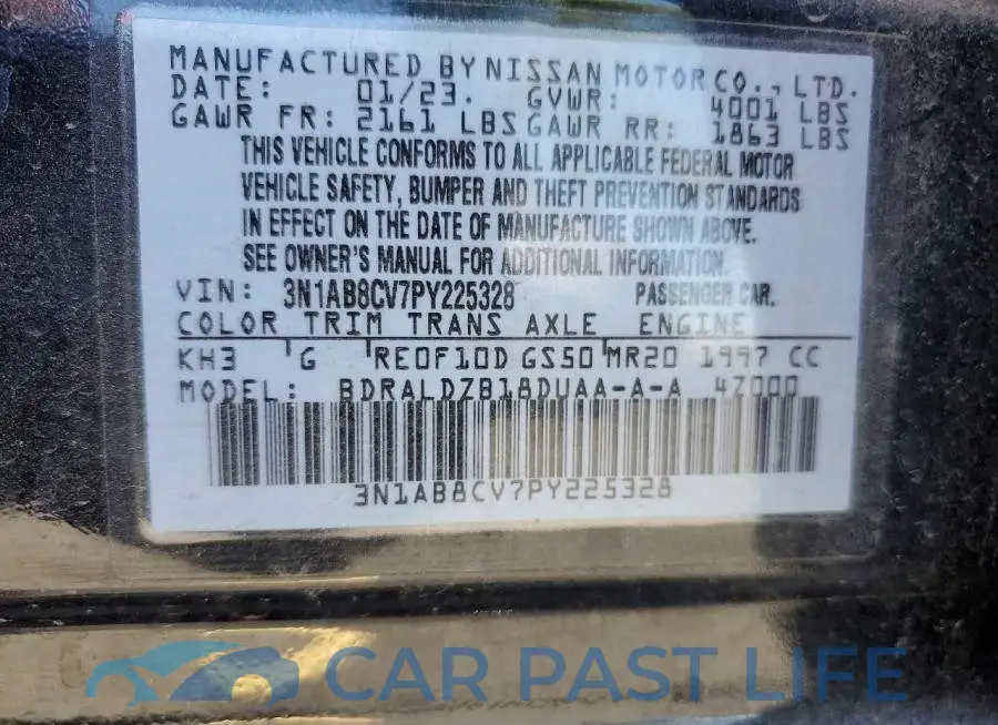 3N1AB8CV7PY225328# 12