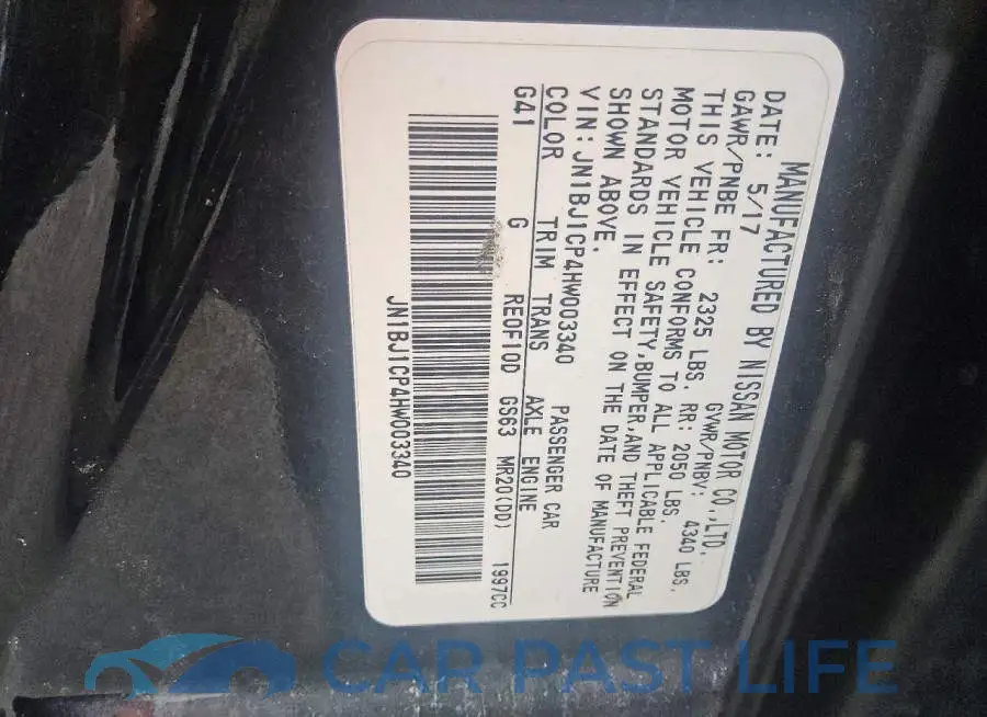 JN1BJ1CP4HW003340# 13