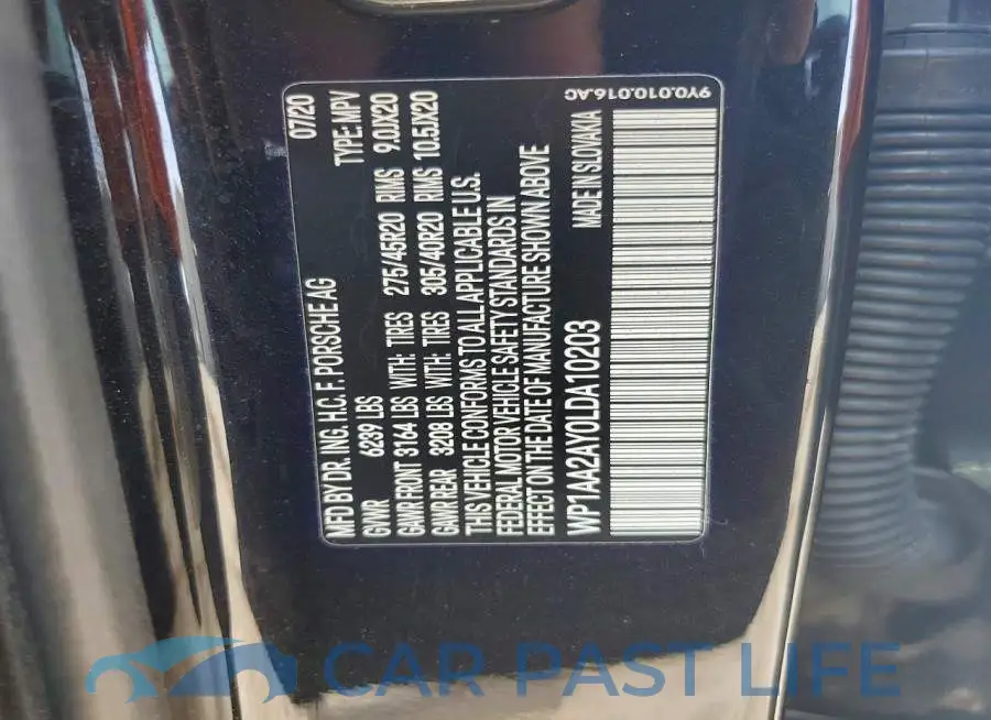 WP1AA2AY0LDA10203# 14