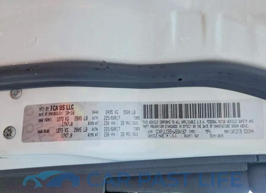 1C4PJLCS5HW554167# 13