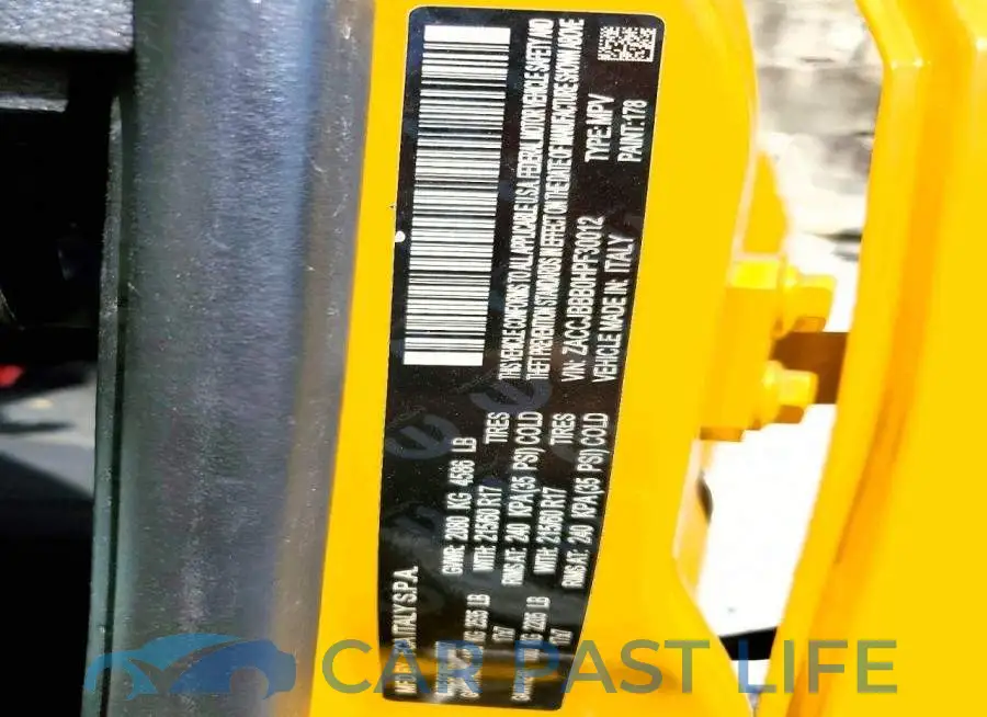 ZACCJBBB0HPF30012# 12