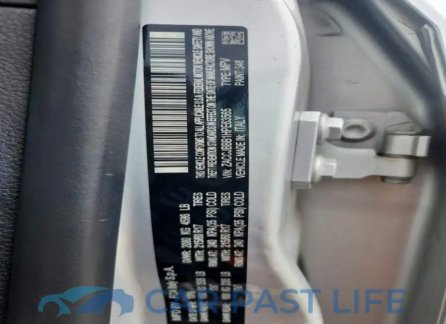 ZACCJBBB1HPE63565# 12