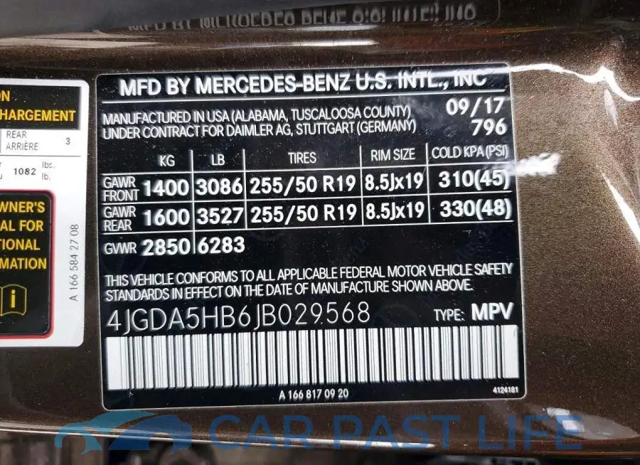 4JGDA5HB6JB029568# 13