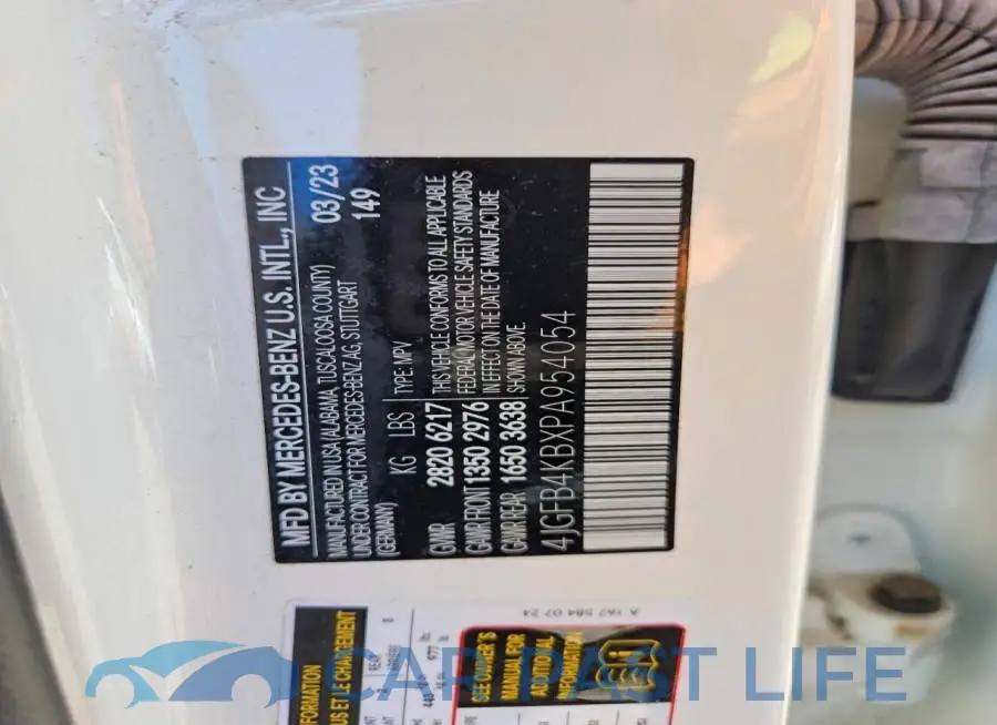 4JGFB4KBXPA954054# 13