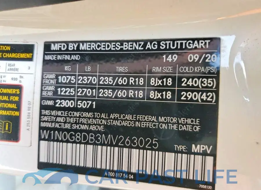 W1N0G8DB3MV263025# 13