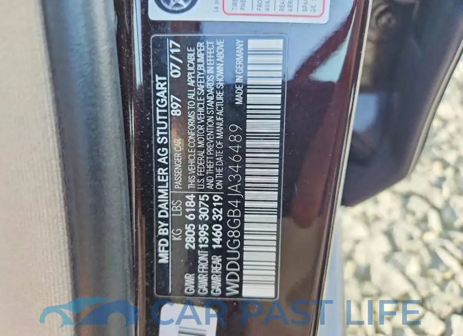 WDDUG8GB4JA346489# 12