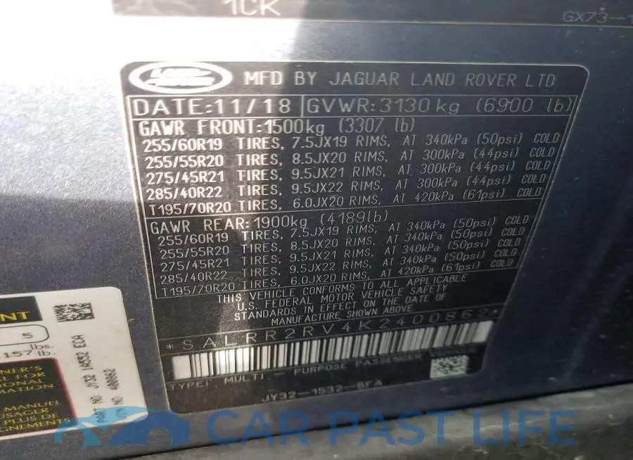 SALRR2RV4K2400862# 13
