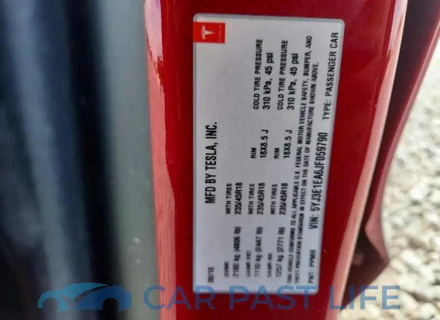 5YJ3E1EA6JF059790# 12