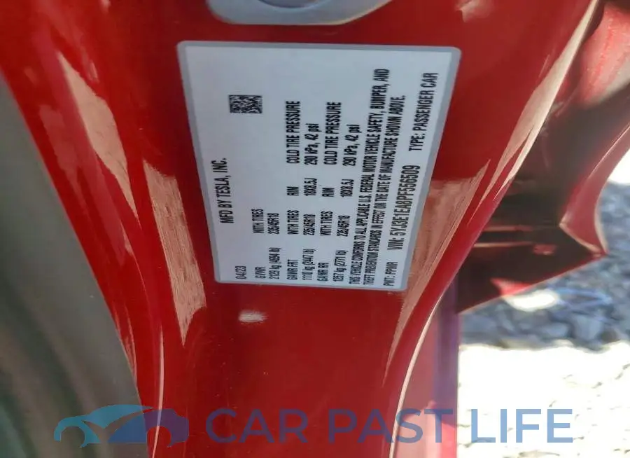5YJ3E1EA8PF556509# 13
