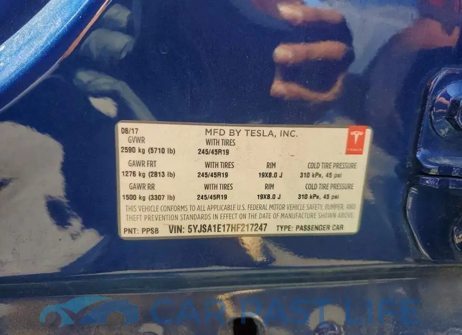 5YJSA1E17HF217247# 13