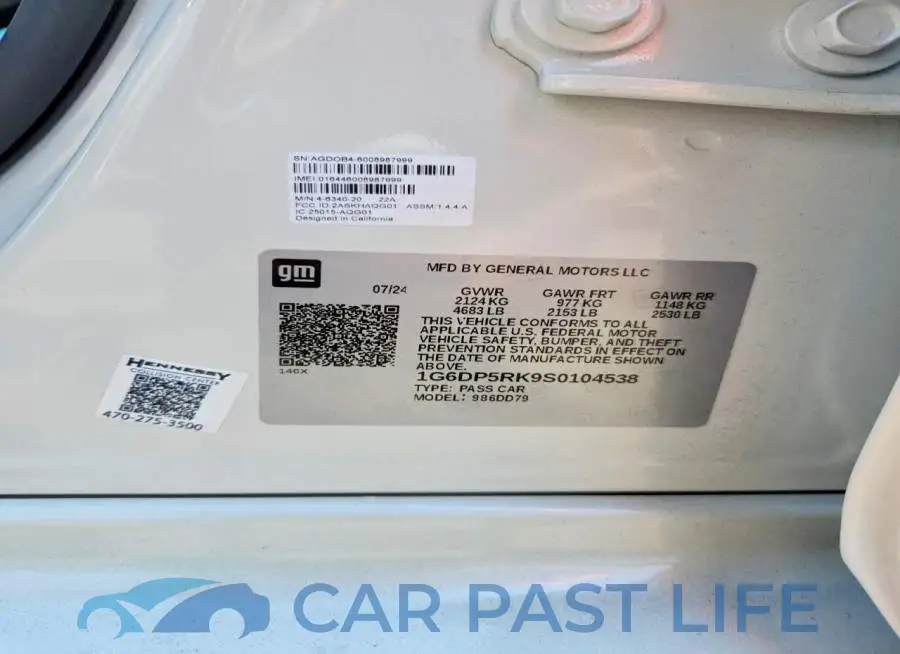 1G6DP5RK9S0104538# 12
