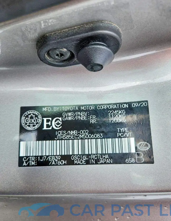 JTHS85EC2M5006083# 12