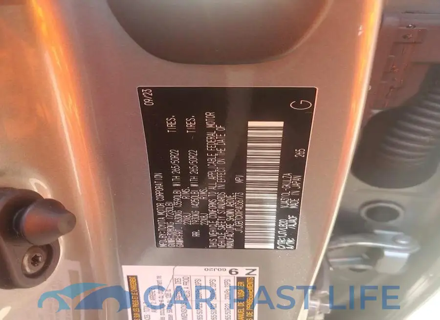 JTJGB7CXXP4036773# 14