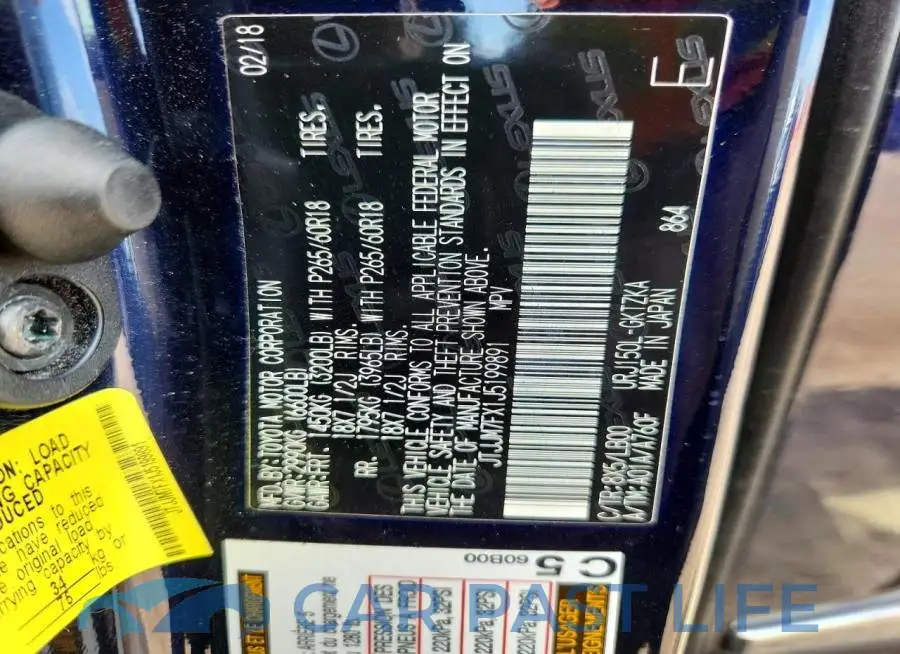JTJJM7FX1J5199891# 13