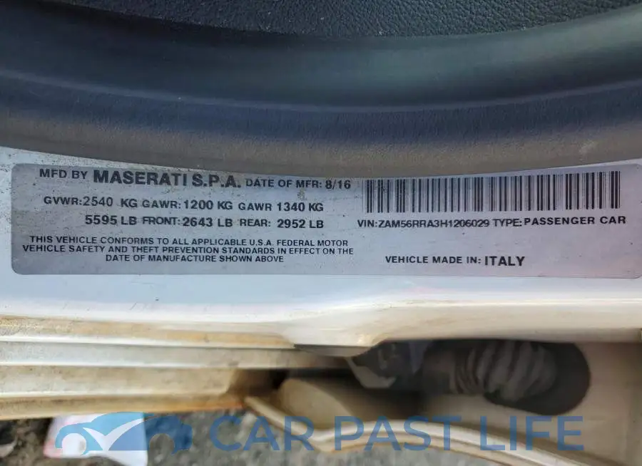 ZAM56RRA3H1206029# 12