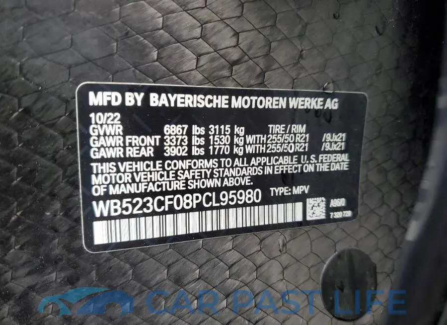 WB523CF08PCL95980# 13