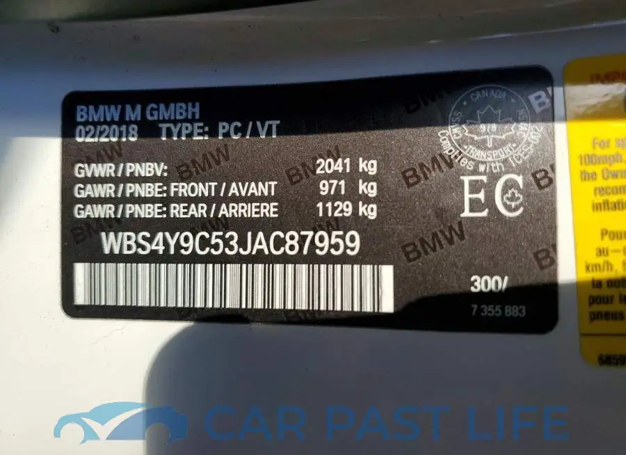 WBS4Y9C53JAC87959# 12
