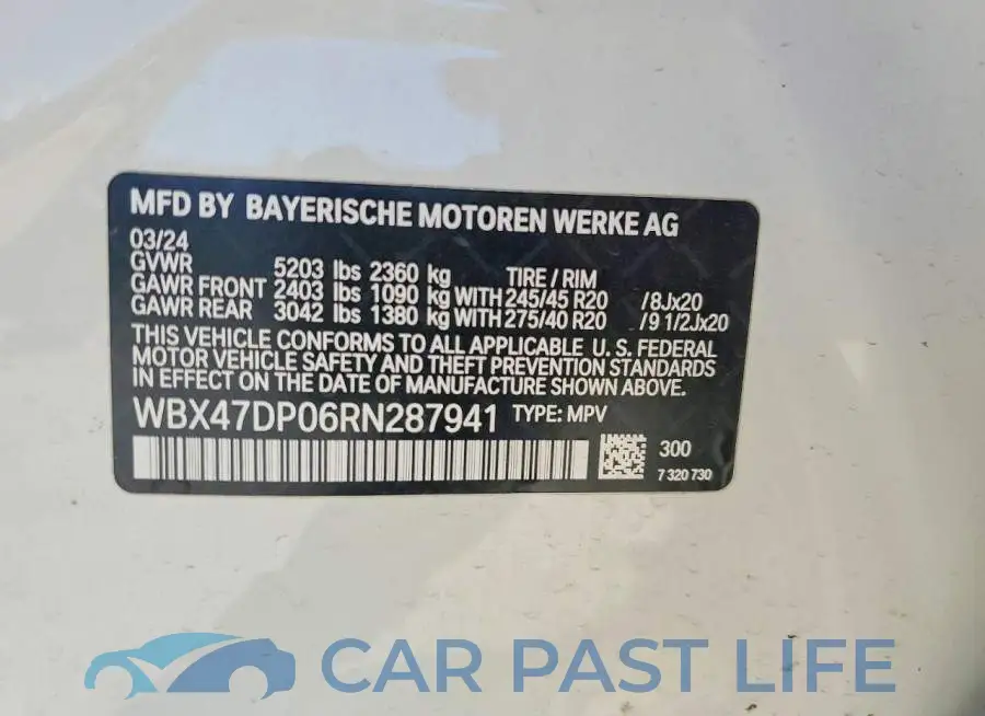 WBX47DP06RN287941# 12