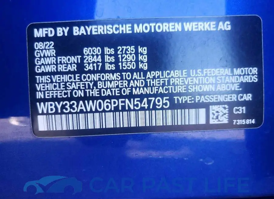 WBY33AW06PFN54795# 13