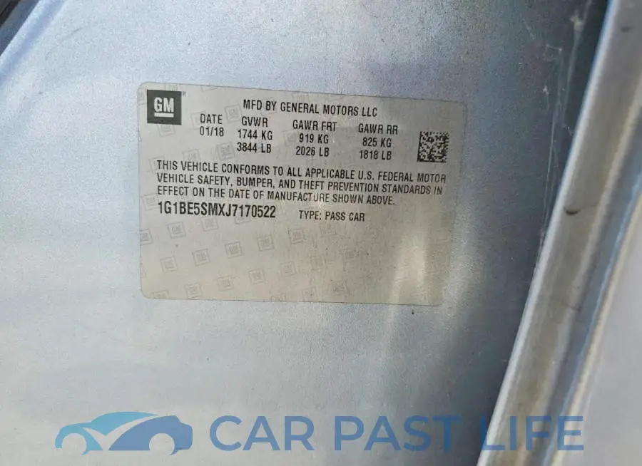 1G1BE5SMXJ7170522# 12