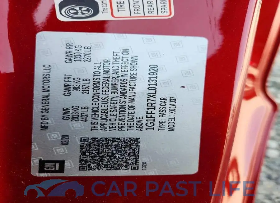 1G1FF1R7XL0131920# 12