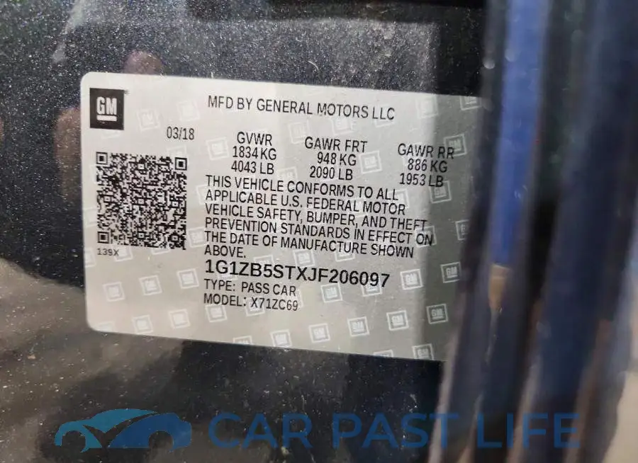 1G1ZB5STXJF206097# 12