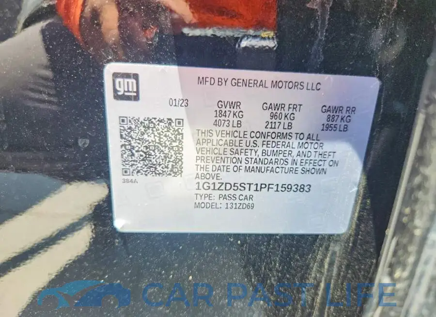 1G1ZD5ST1PF159383# 12