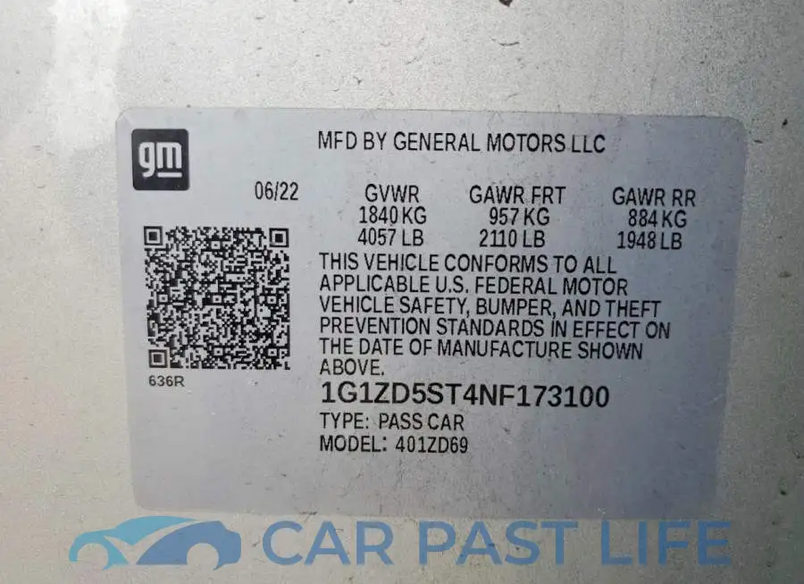 1G1ZD5ST4NF173100# 13
