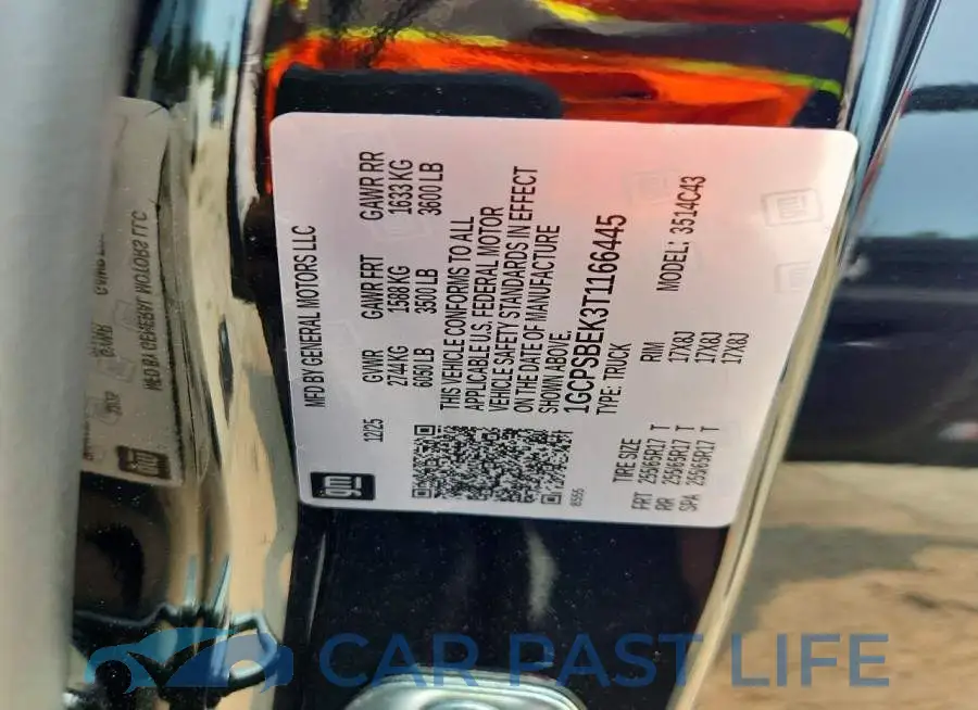 1GCPSBEK3T1166445# 12