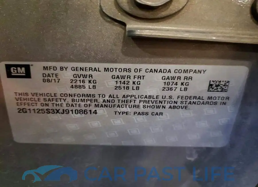 2G1125S3XJ9108614# 12