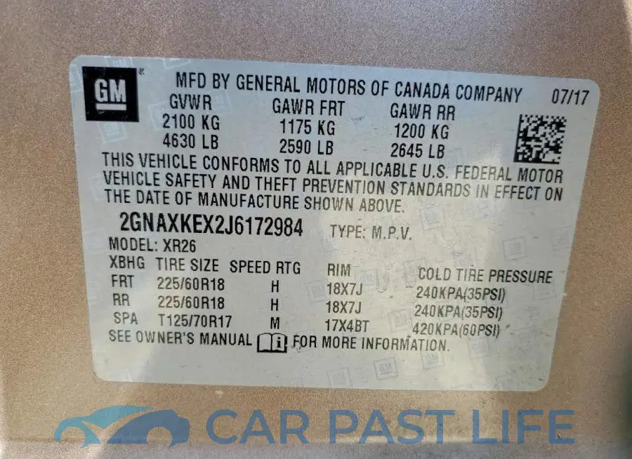 2GNAXKEX2J6172984# 13