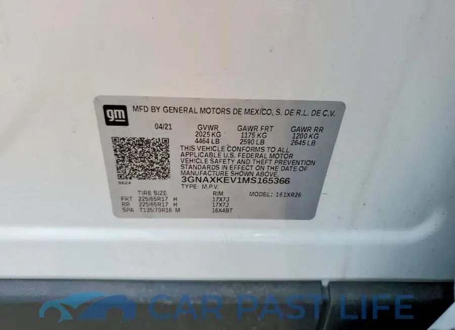 3GNAXKEV1MS165366# 13