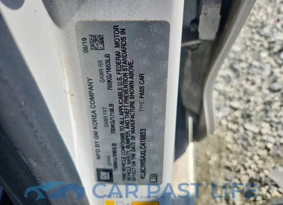 KL8CB6SAXLC418853# 12