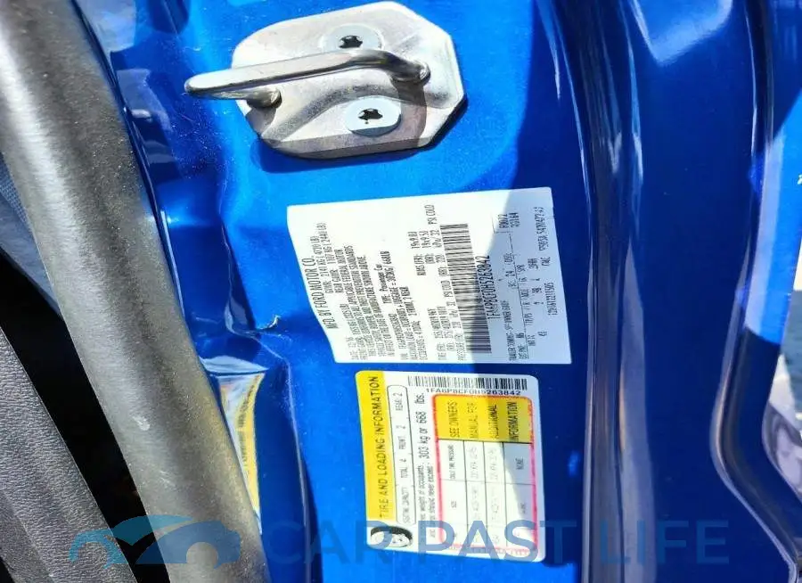 1FA6P8CF0H5263842# 12