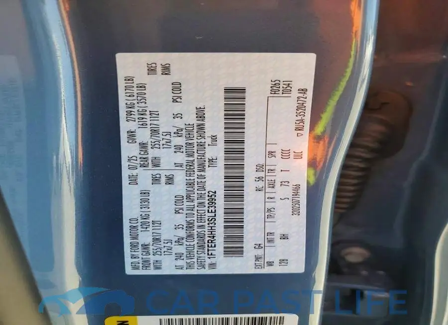 1FTER4HH3SLE39952# 13