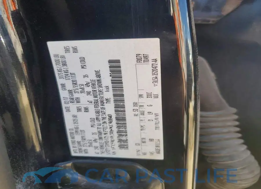 1FTEW1EG0HKC90840# 12