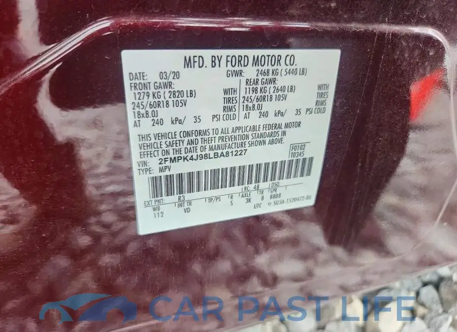 2FMPK4J98LBA81227# 13