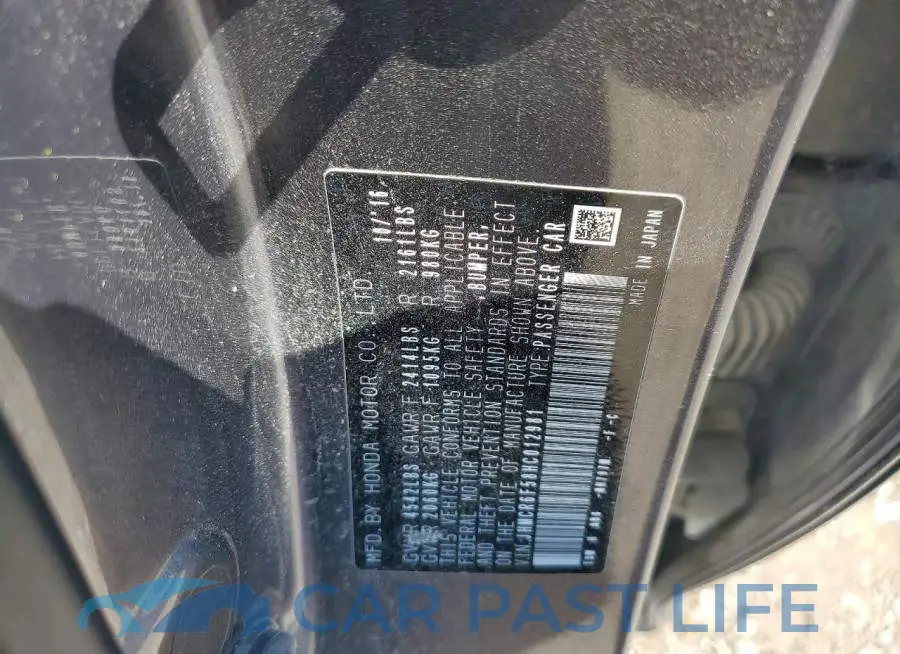 JHMCR6F58HC012981# 13