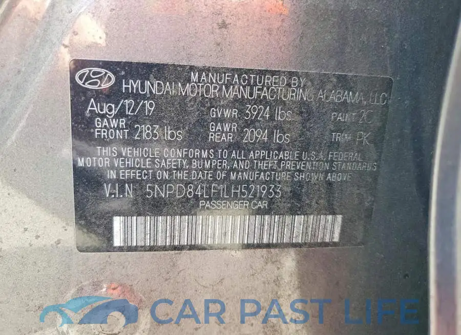5NPD84LF1LH521933# 12