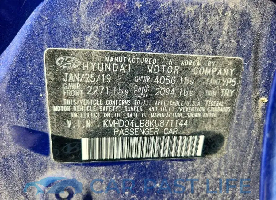 KMHD04LB8KU871144# 12
