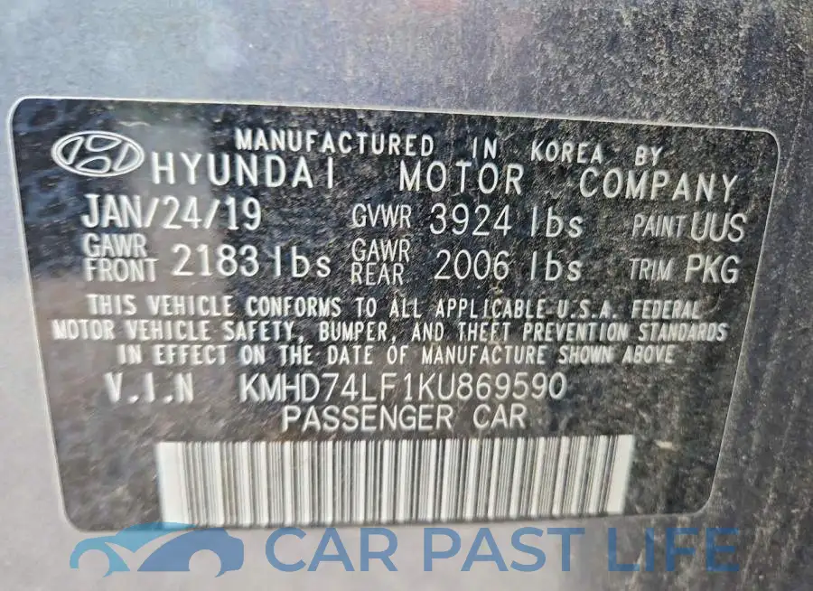 KMHD74LF1KU869590# 12